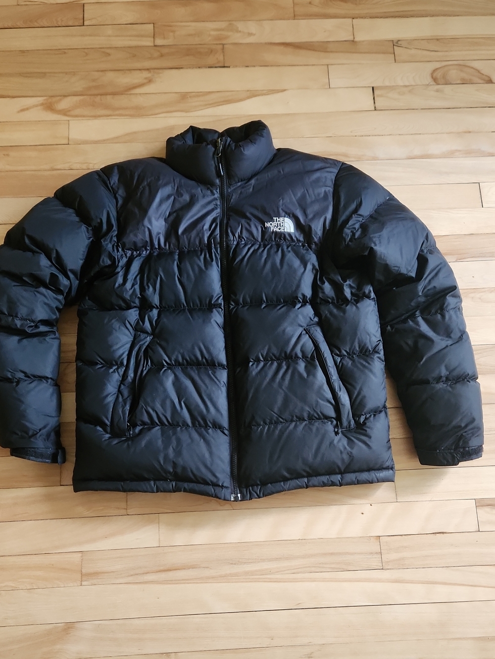 The North Face Black Men's 700 Puffer Jacket with Logo